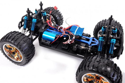 RC Monstertruck Torche Pro 1:10 in 2.4 GHZ brushless nieuw! - 3