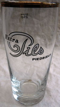 Bierglas, Merk: Piedboeuf - Extra Pils, Inhoud: 0,25L, 1 stuks. - 0