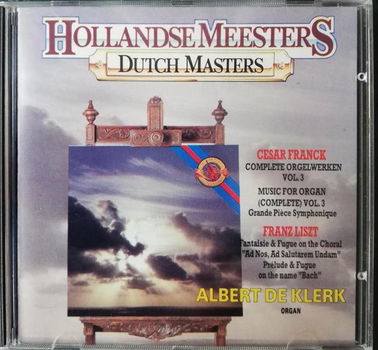 Albert De Klerk - Hollandse Meesters César Franck (CD) Nieuw/Gesealed - 0