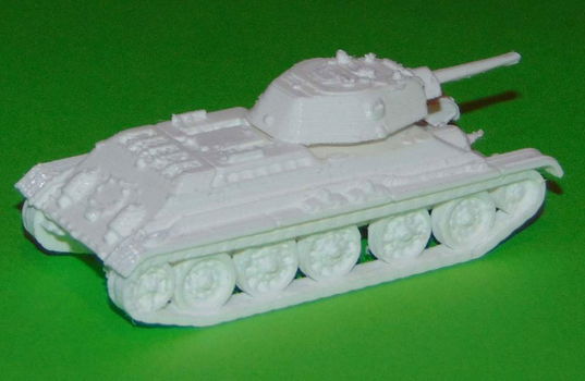 Sovjet T-34 - 1942 - vroeg - 3D-print in diverse schalen - 1