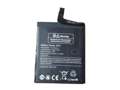 Hoogwaardige vervangbare batterij ULEFONE 3119 5050mAh/19.54Wh 3.87V - 0