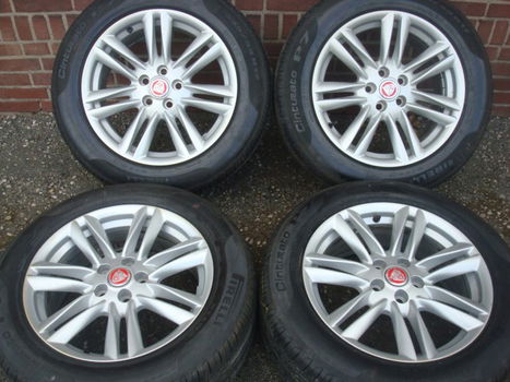 17’’Inch originele Dubel Spak velgen Jaguar XF-Type 5x108 - 4