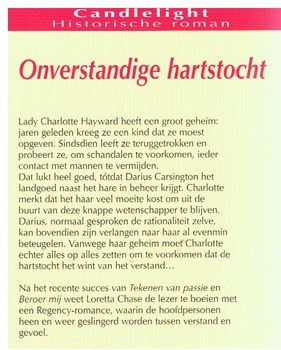 Loretta Chase = Onverstandige hartstocht - CHR 853 - 1