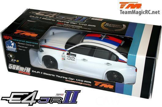 Radiografische auto E4JR 2 4WD Touring BMW 320 RTR nieuw - 4