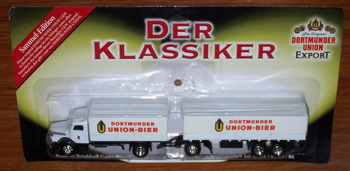 Krupp Mustang truck met aanhanger van Dortmunder Union Bier - 0