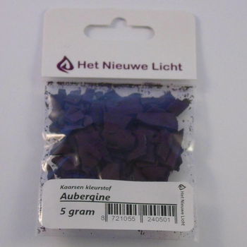 kaarsen kleurstof aubergine 5 gram - 0