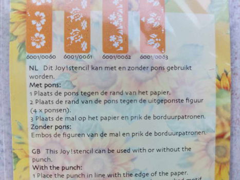 Nieuw bloemen stencil. - 4