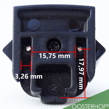 Adapter EU opschuif connector Travel Stekker NIEUW - 2