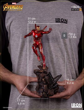 Iron Studios Avengers Infinity War Statue Iron Man Mark L - 6