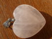 Hanger hartje roze kwarts - 1 - Thumbnail