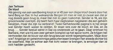 DE KLOOF - Jan Terlouw - 1