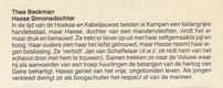 HASSE SIMONSDOCHTER - Thea Beckman - 1 - Thumbnail