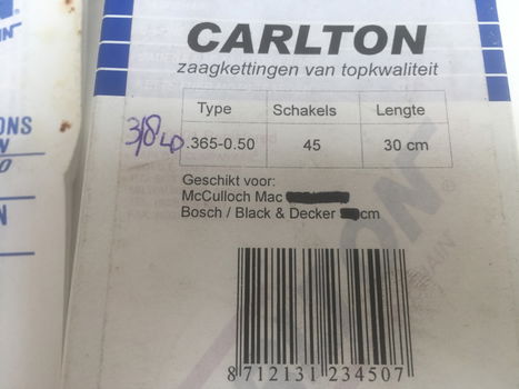 5X zaagketting voor kettingzaag dolmar, husqvarna etc gloednieuw steek 3/8lp schakeldikte 1.3 mm - 4