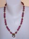 Paars kristal collier, met bangle - 0 - Thumbnail