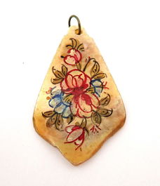 Oude handgeschilderde hanger