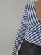Leuk blauw met wit shirtje te koop - 1 - Thumbnail