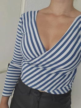 Leuk blauw met wit shirtje te koop - 2