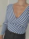 Leuk blauw met wit shirtje te koop - 2 - Thumbnail