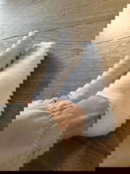 Gedragen witte sokjes - 3