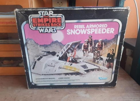 Star wars vintage snowspeeder 1977 80 doos leeg - 2