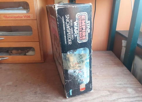 Star wars vintage snowspeeder 1977 80 doos leeg - 3