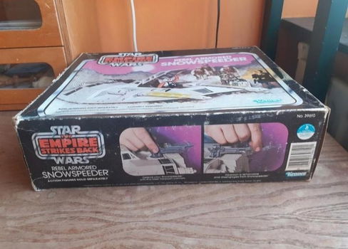 Star wars vintage snowspeeder 1977 80 doos leeg - 5