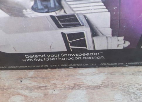 Star wars vintage snowspeeder 1977 80 doos leeg - 7