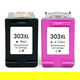 Huismerk HP 303XL (T6N04AE) zwart + HP 303XL (T6N03AE) kleur - 0 - Thumbnail