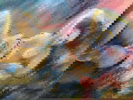 Mooi oud schilderij Jules pascin - 4