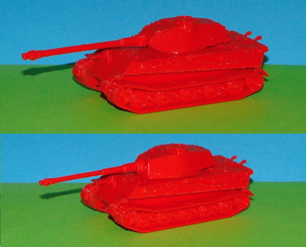 Duitse Tiger II tank - 3D-print in diverse schalen - 0