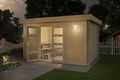 Blokhut Mikkel 380x275 Onbehandeld vuren - 2 - Thumbnail