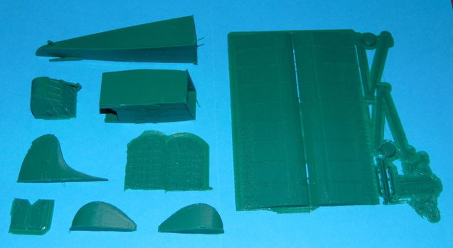 Waco zweefvliegtuig - 3D-print in diverse schalen - 5