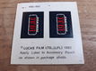 Star wars vintage Chewbacca bandolier strap stickers 1983 - 4 - Thumbnail