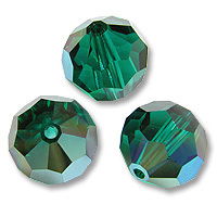 Swarovski 5000 Emerald AB 6mm 61 Stuk of per Stuk - 0