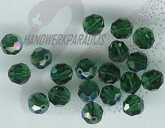 Swarovski 5000 Emerald AB 6mm 61 Stuk of per Stuk - 1