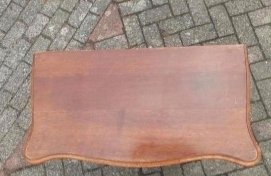 Oude houten buikkast ladenkast - 1
