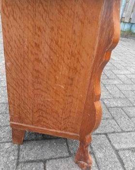 Oude houten buikkast ladenkast - 6