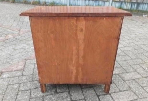 Oude houten buikkast ladenkast - 7