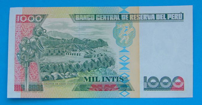 Peru - 1000 inti 1988 - Unc - 1