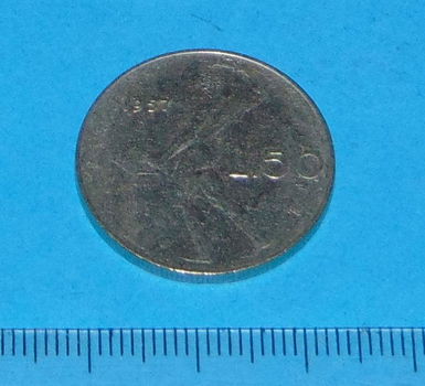 Italië - 50 lire 1957 - 0