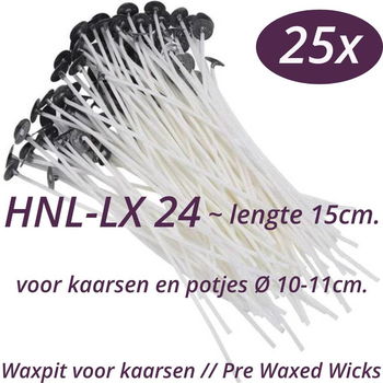 Waxpit HNL-LX24 kaarsen lont - 0