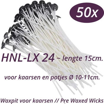 Waxpit HNL-LX24 kaarsen lont - 1