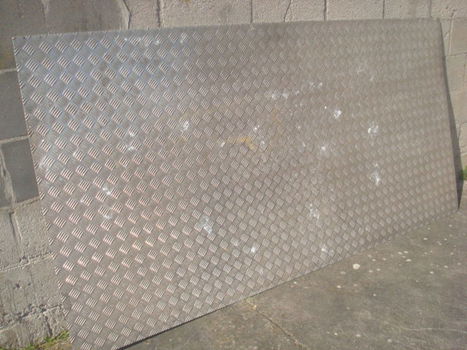 Aluminium Traanplaat Aanhanger Aanhangerbodem 1 stuk - 1