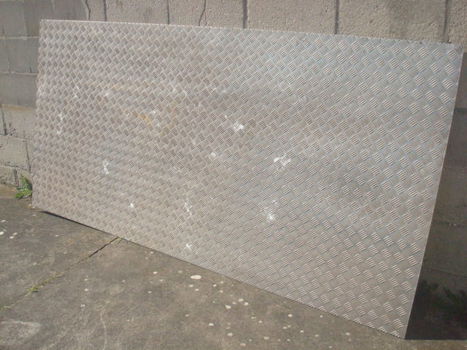 Aluminium Traanplaat Aanhanger Aanhangerbodem 1 stuk - 2
