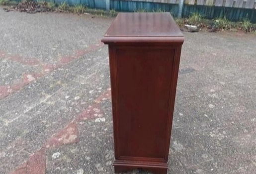 Oude houten ladenkast - 2