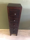 Hoge Koloniale Vintage Apothekers/Lade Kast.