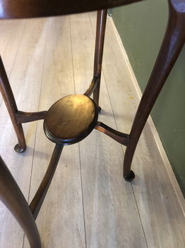 Prachtige Hollands Antieke Ovale (bijzet) Tafel. - 7