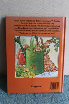 Waar is Pieter konijn. Flapjesboek vintage 1993 - 1