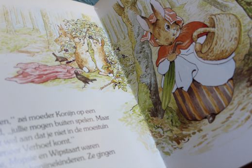 Waar is Pieter konijn. Flapjesboek vintage 1993 - 2