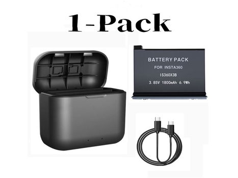Hoogwaardige vervangbare batterij INSTA IS360X3B 1800mAh/6.9WH 3.85V - 0